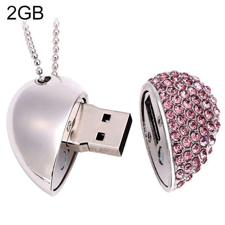 Heart Shaped Diamond Jewelry USB Flash Disk, Special for Valentines Day Gifts My Store