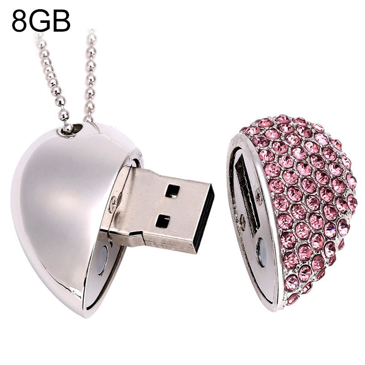 Heart Shaped Diamond Jewelry USB Flash Disk, Special for Valentines Day Gifts My Store