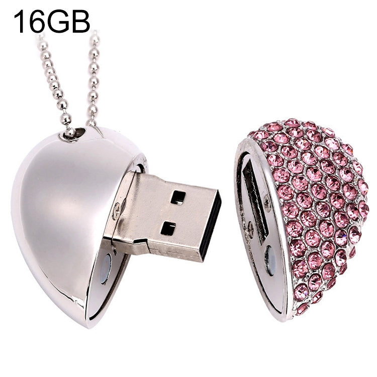 Heart Shaped Diamond Jewelry USB Flash Disk, Special for Valentines Day Gifts My Store