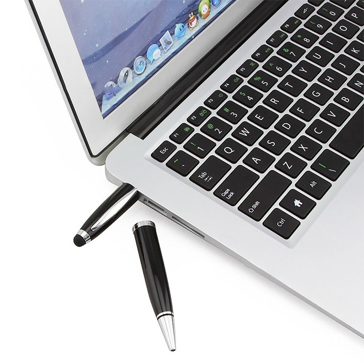 2 in 1 Pen Style USB Flash Disk, Black-Reluova