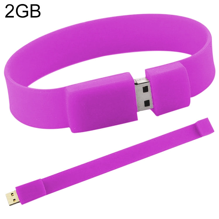 2GB Silicon Bracelets USB 2.0 Flash Disk-Reluova