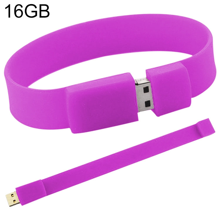 16GB Silicon Bracelets USB 2.0 Flash Disk