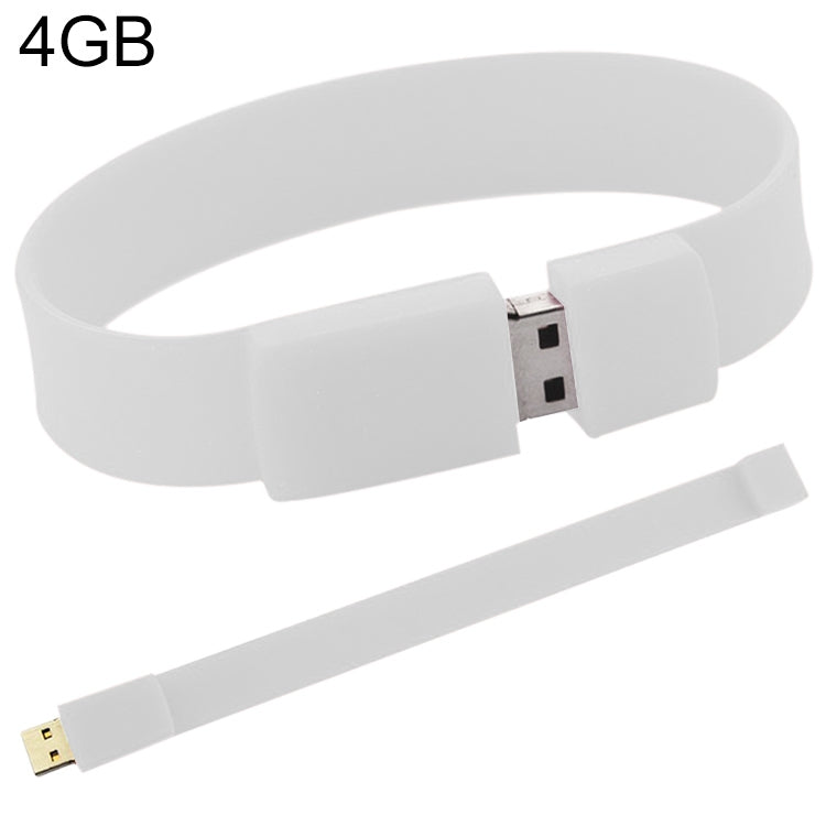 4GB Silicon Bracelets USB 2.0 Flash Disk