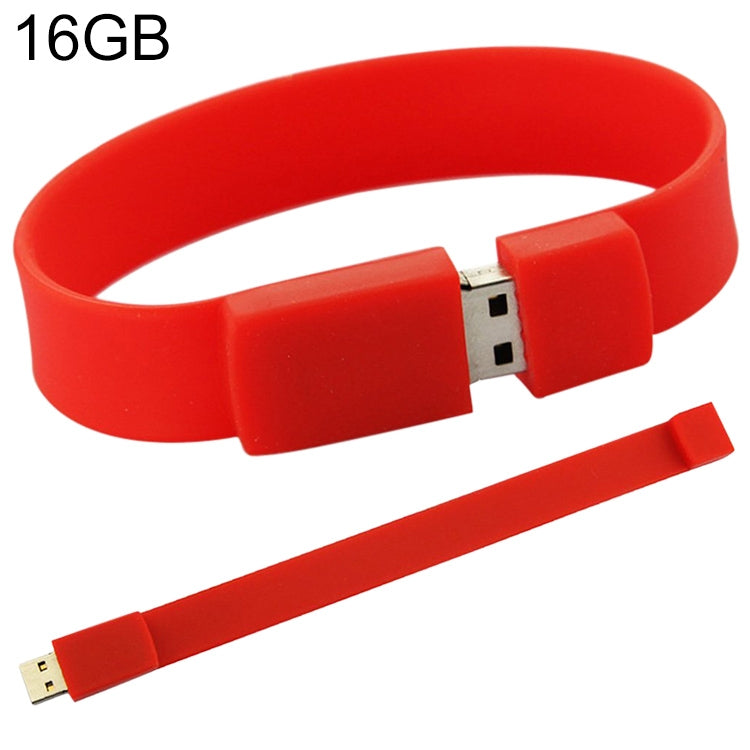 16GB Silicon Bracelets USB 2.0 Flash Disk