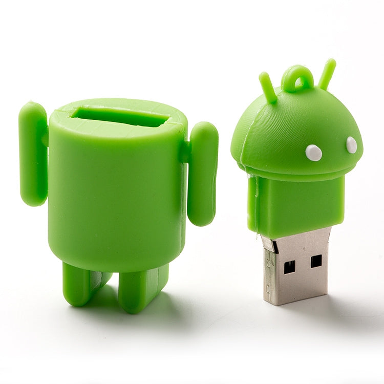 4GB Android Robot Style USB Flash Disk (Green)-Reluova