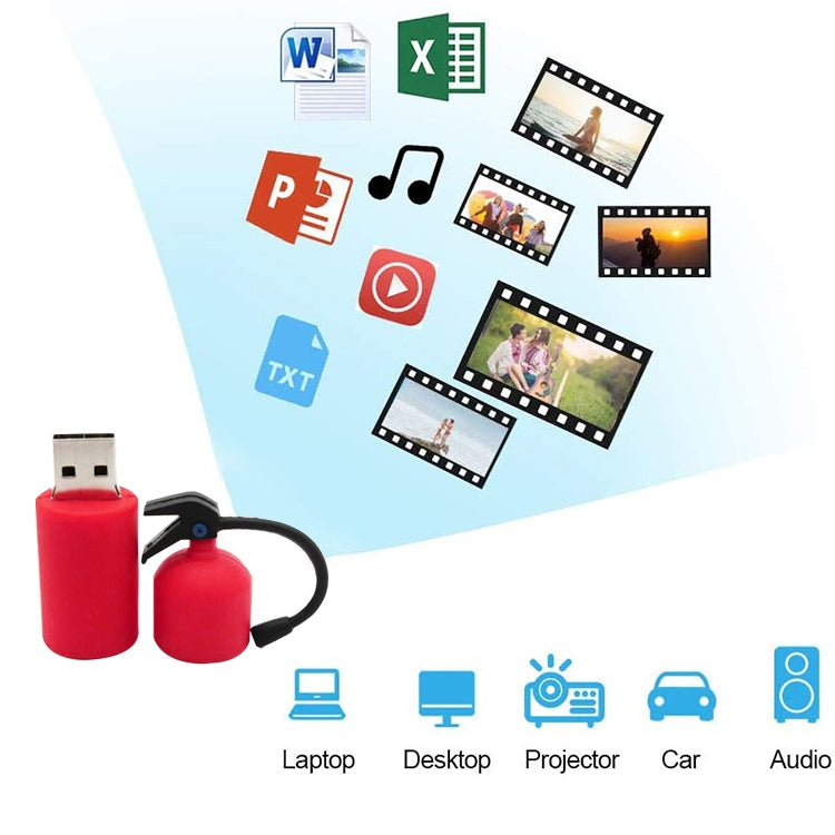 4GB Extinguisher Style USB Flash Disk