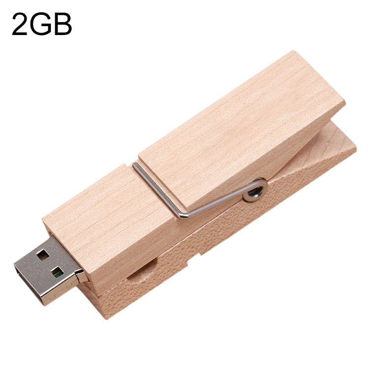 4 GB Wood Clip Style USB Flash Disk My Store