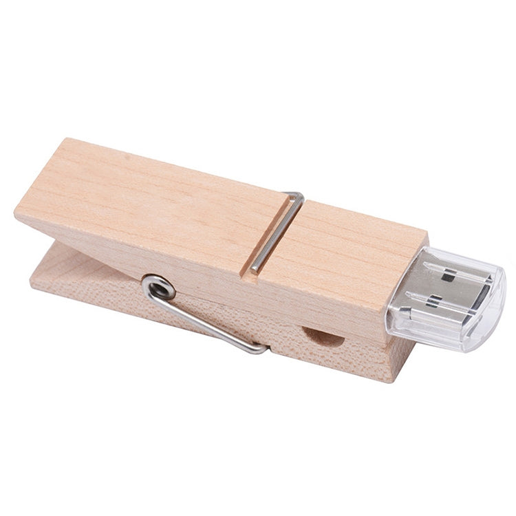 4 GB Wood Clip Style USB Flash Disk My Store