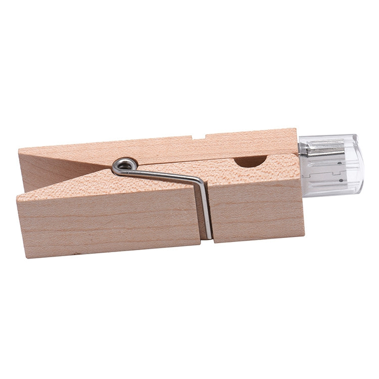 4 GB Wood Clip Style USB Flash Disk