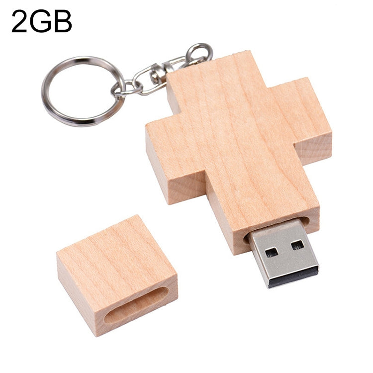 8 GB Wood Cross Style USB Flash Disk My Store