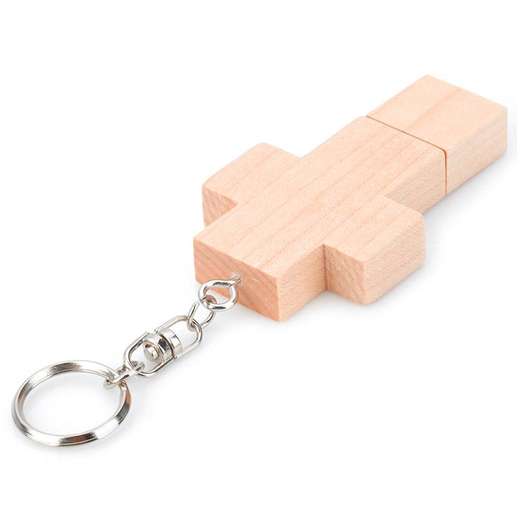 8 GB Wood Cross Style USB Flash Disk My Store