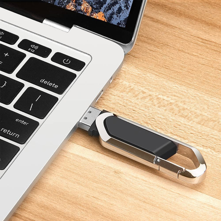 8GB Metallic Keychains Style USB 2.0 Flash Disk (Black) My Store