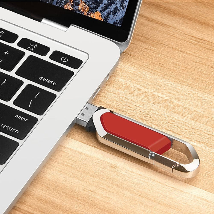 8GB Metallic Keychains Style USB 2.0 Flash Disk (Red) My Store