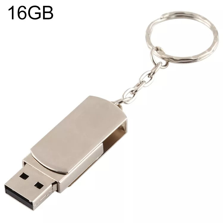 Metal Series Mini USB 2.0 Flash Disk with Keychain (16GB) My Store