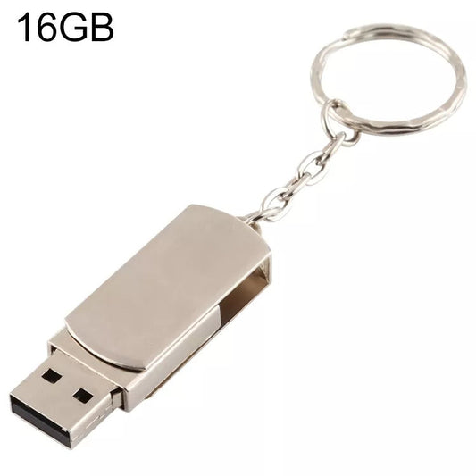 Metal Series Mini USB 2.0 Flash Disk with Keychain (16GB)