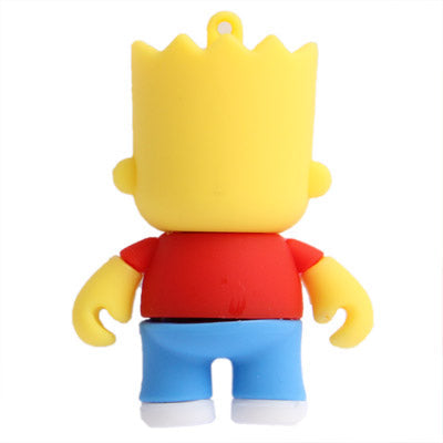 The Simpsons Bart  Shape Silicone USB2.0 Flash disk, Special for All Kinds of Festival Day Gifts My Store