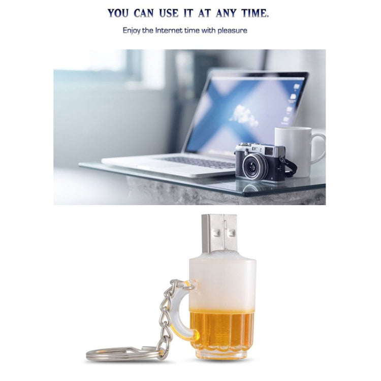 Beer Keychain Style USB Flash Disk with 32GB Memory My Store