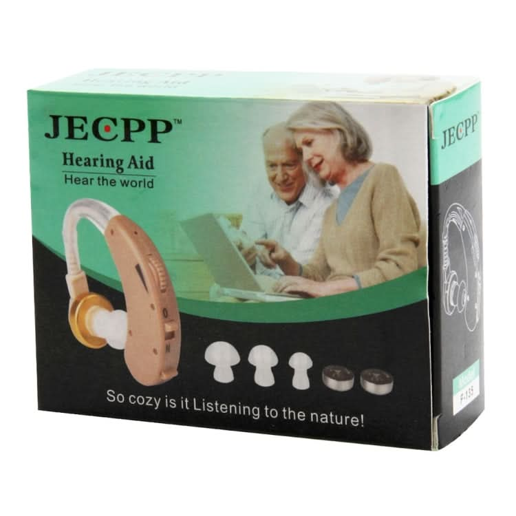 JECPP Behind Ear Sound Amplifier Adjustable Tone Hearing Aid Reluova