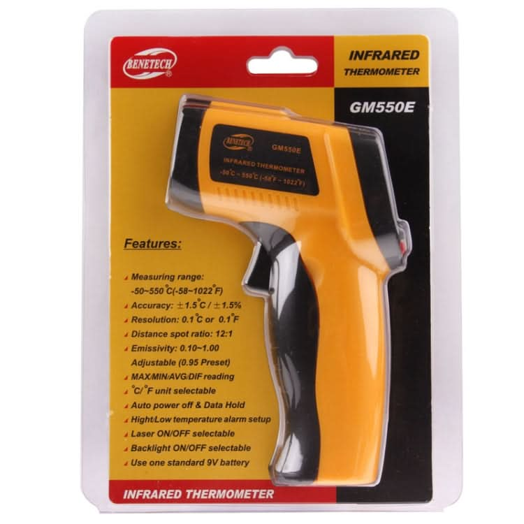 BENETECH GM550E Digital Infrared Thermometer Reluova