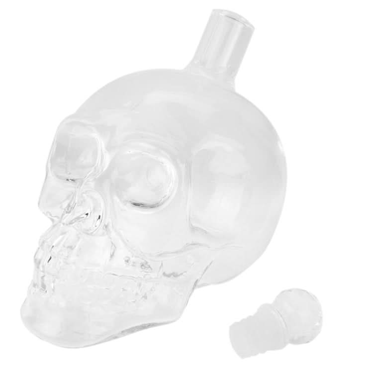 Crystal Glass Skull Bottle for Vodka & Whiskey & Beer Liqueur & Red Wine & Other Beverage - Reluova