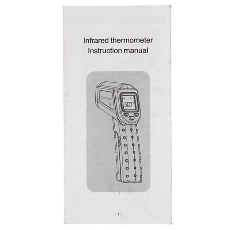 DT-8500 LCD Digital Infrared Thermometer, Temperature Range: -50-500 Celsius Degree Reluova