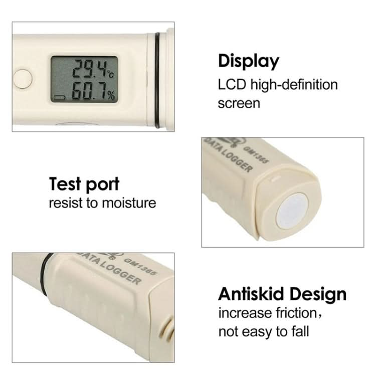 BENETECH GM1365 Digital Humidity & Temperature Data Logger My Store