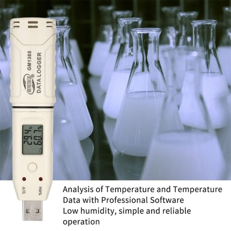 BENETECH GM1365 Digital Humidity & Temperature Data Logger My Store