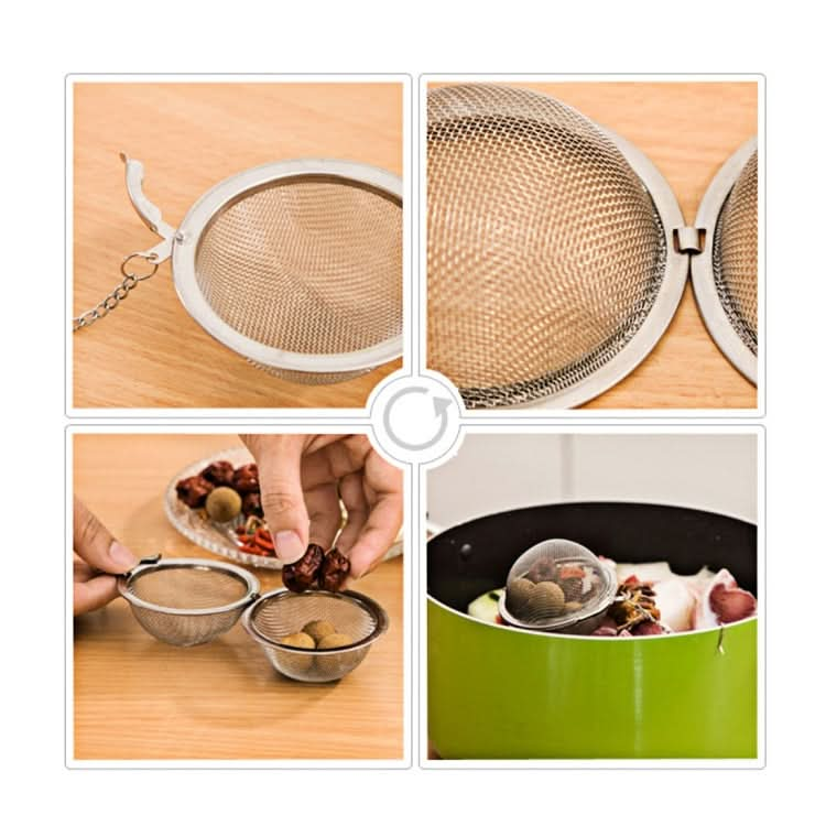 Mesh Tea Ball Infuser Stainless Steel Tea Strainers Reluova