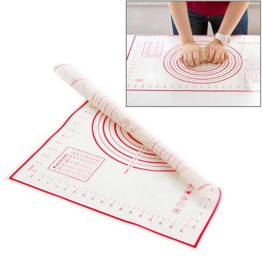 Large Soft Platinum Silicone Kneading Dough Mat Glass Fiber Reinforced Nonstick Rolling Mats Pasta Tools - Reluova