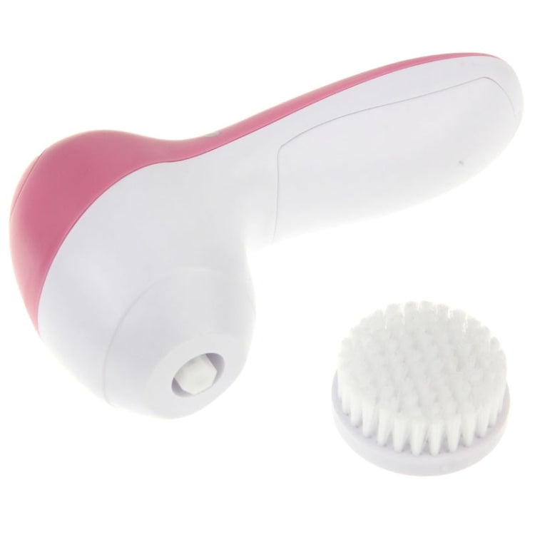 5 in 1 Beauty Care Brush Massager Scrubber Face Skin Care Electric Facial Cleanser