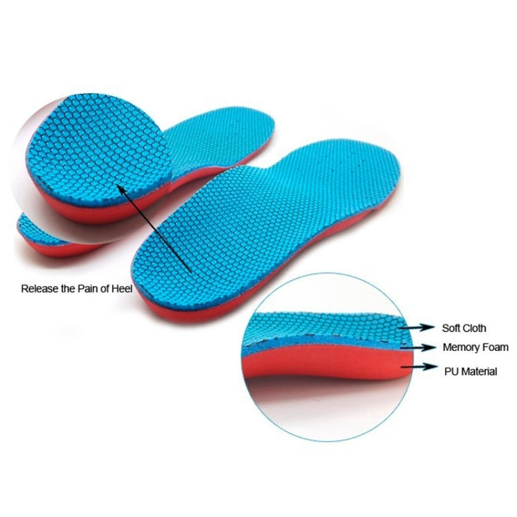 1 Pair Children EVA Orthopedic Arch Support Shoe Pads Sports Running Insoles, Size: 23cm x 8cm