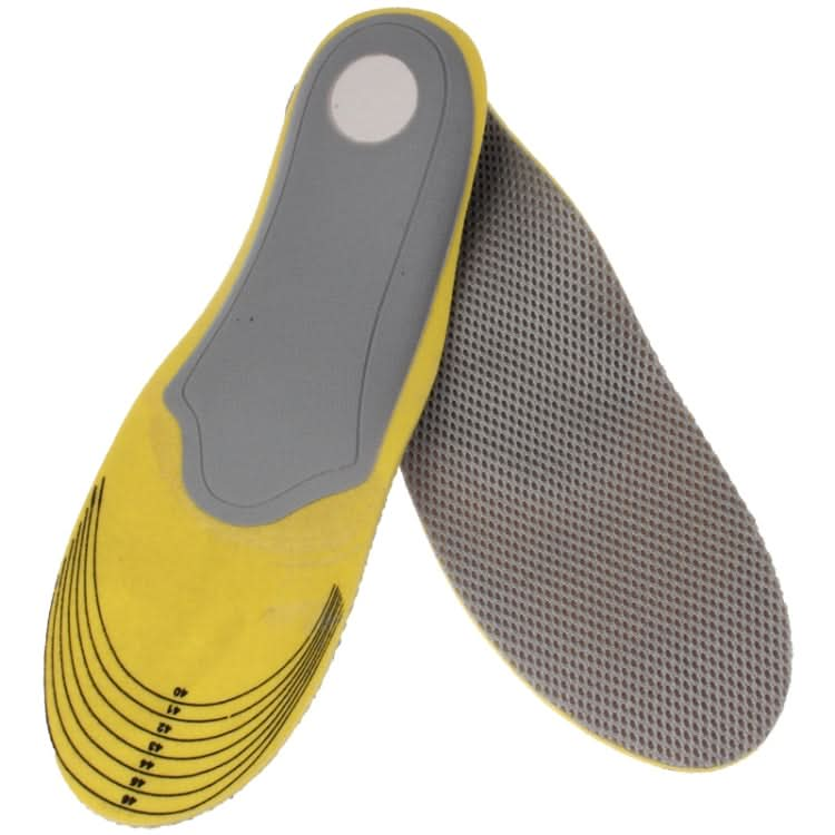 Elasticity Orthotic Arch Support Shoe Pad Sports Running Insoles Cushion for Men, Size: 40-46 Reluova