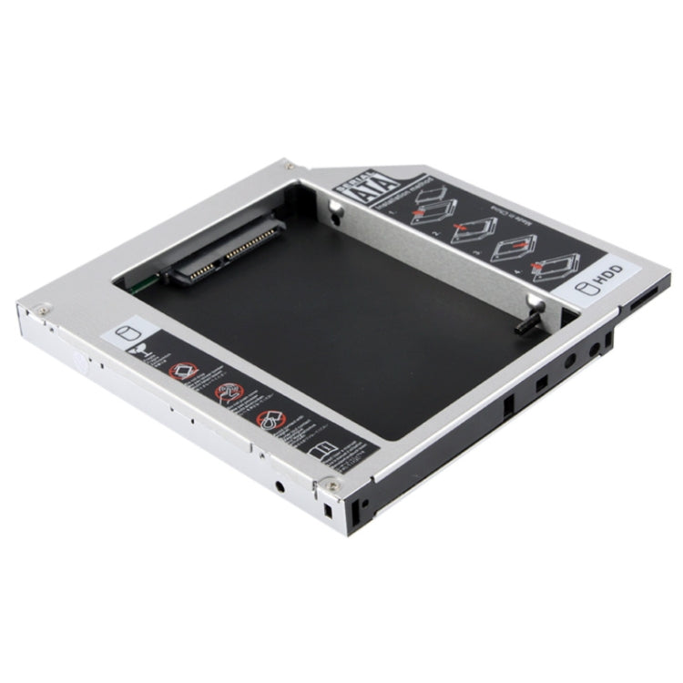 2.5 inch Universal Second HDD Caddy, SATA to SATA HDD Hard Drive Caddy, Thickness: 12.7mm-Reluova