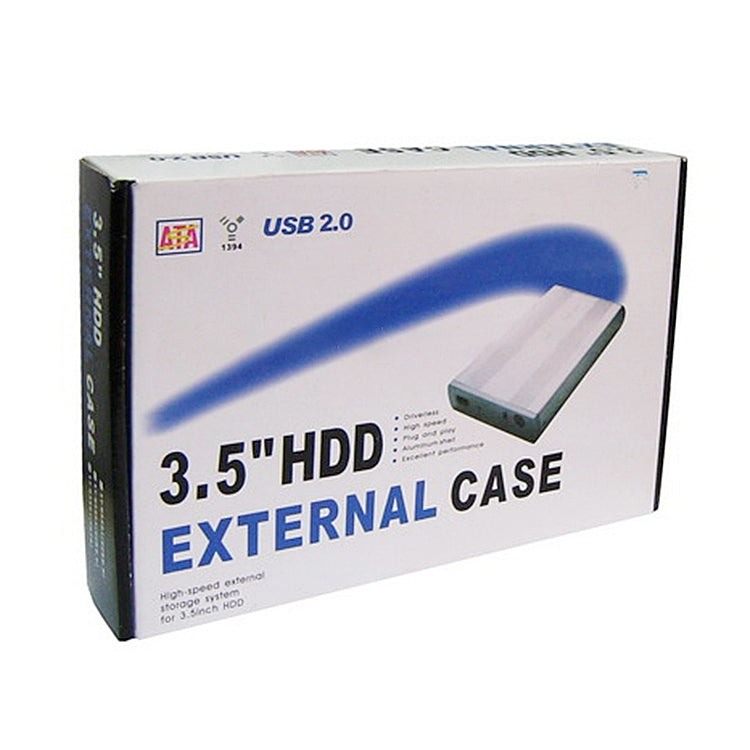 3.5 inch HDD External Case, Support IDE Hard Drive, EU Plug