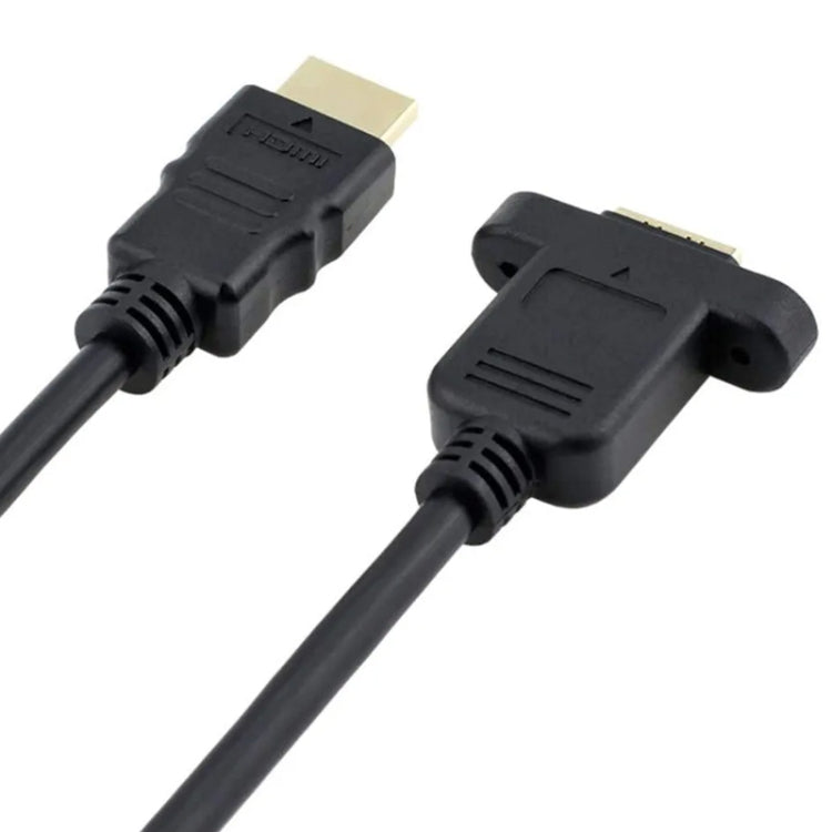 30cm HDMI (Type-A) Male to HDMI (Type-A) Female Adapter Cable with 2 Screw Holes My Store