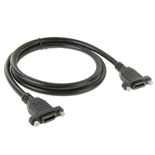 1m High Speed HDMI 19 Pin Female to HDMI 19 Pin Female Connector Adapter Cable-Reluova