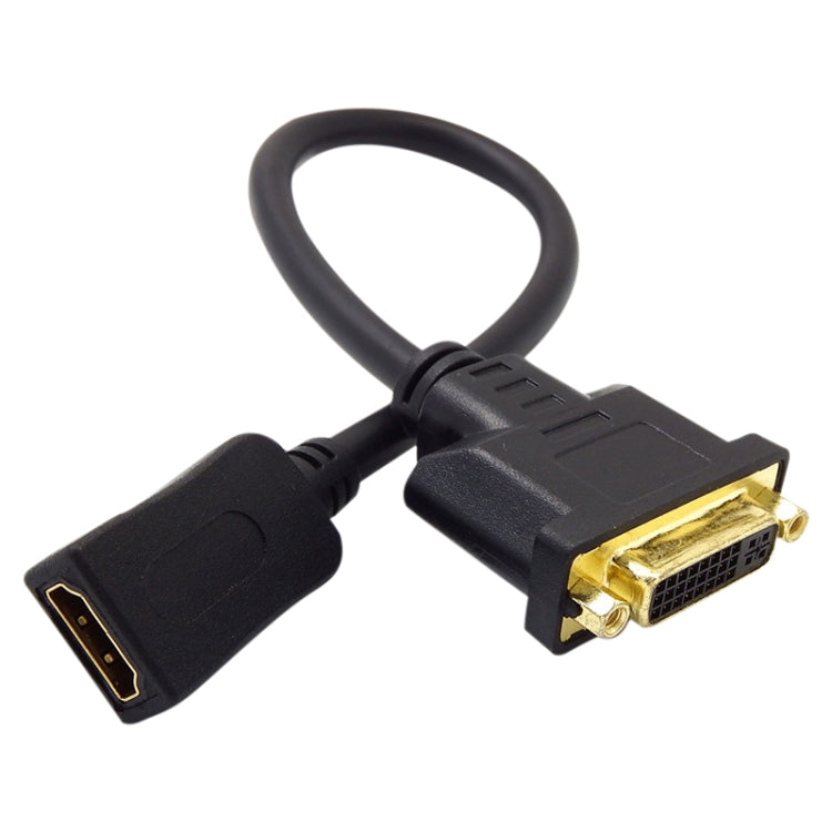 30cm HDMI Female to DVI 24+5 Pin Female Adapater Cable