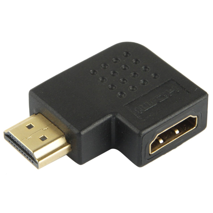 Gold Plated HDMI 19 Pin Male to HDMI 19 Pin Female Adapter with 90 Degree Angle My Store