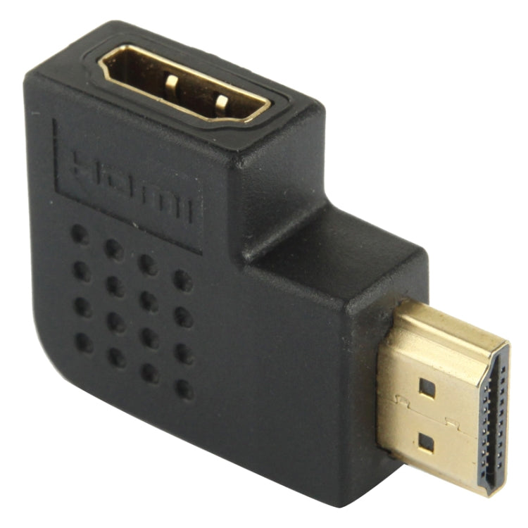 Gold Plated HDMI 19 Pin Male to HDMI 19 Pin Female Adapter with 90 Degree Angle My Store