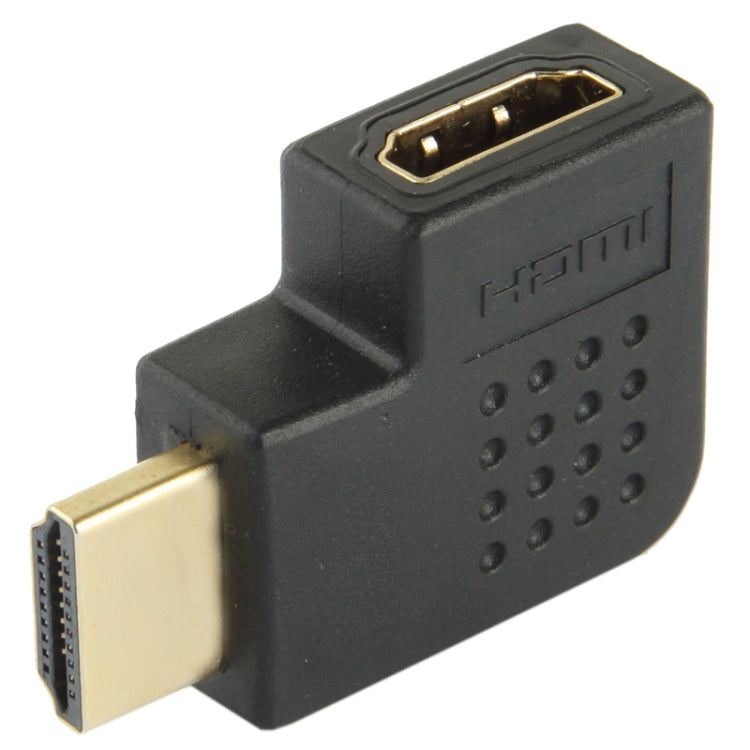 Gold Plated HDMI 19 Pin Male to HDMI 19 Pin Female Adapter with 90 Degree Angle My Store