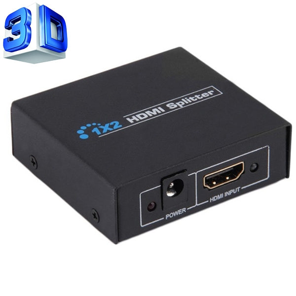 V1.4 1x2 Mini HDMI Amplifier Splitter, Support 3D & Full HD 1080P