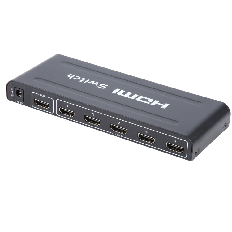 Full HD 1080P 5 Ports HDMI Switch with Remote Control & LED Indicator My Store