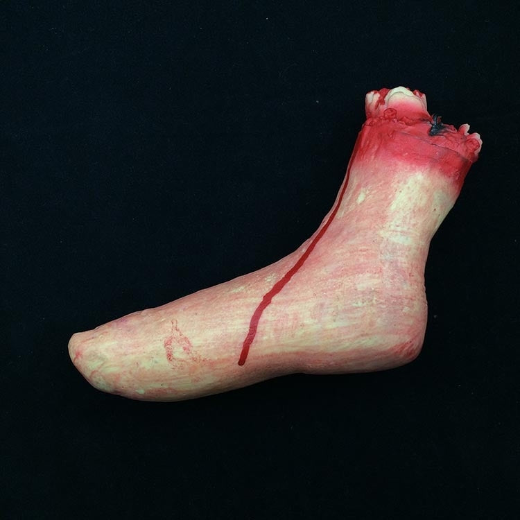 25cm Halloween Horror Props April Fool Day Party Prop Body Parts Decoration Bloody Foot My Store