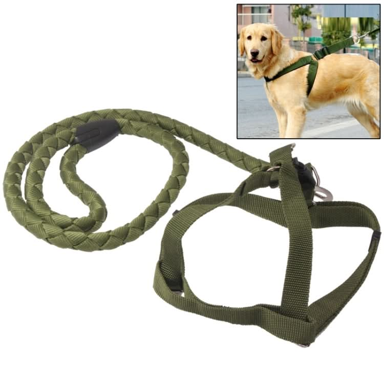 Durable Harness Lead Leash Traction Rope Dog Safety Rope Chain for Dog Pet, Length: 1.0m - Reluova