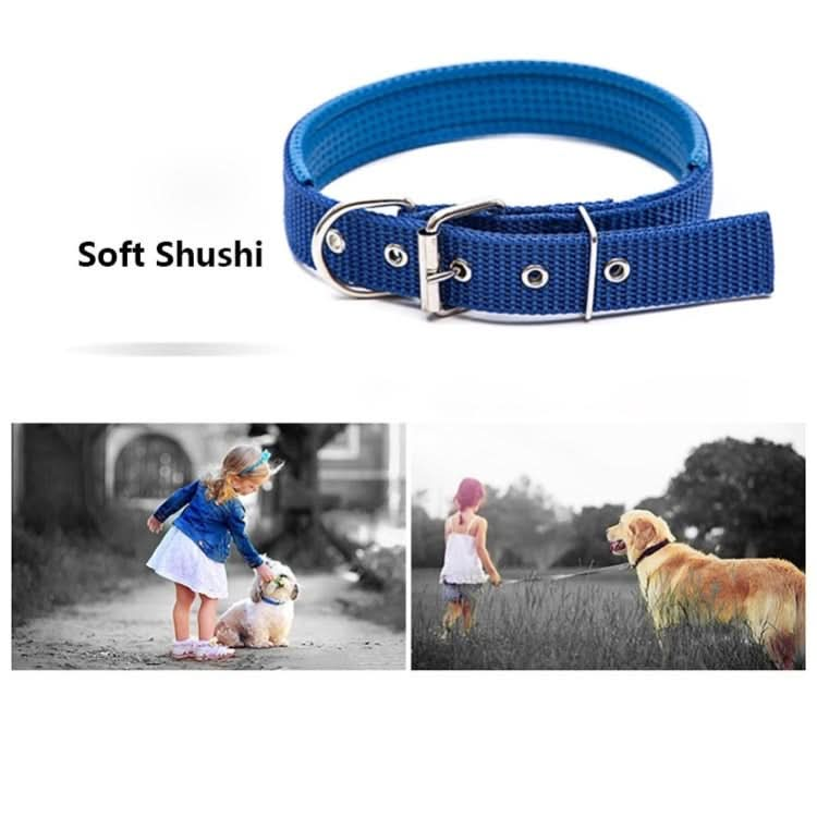 Foam Cotton  Polyester Pet Collars Pet Neck Strap Dog Neckband Cats Dogs Collars, 1.5cm x 39cm - Reluova