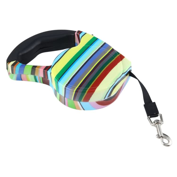 5m Easy Operation Retractable Flexible Dog Leash(Color Strip Style )-Reluova