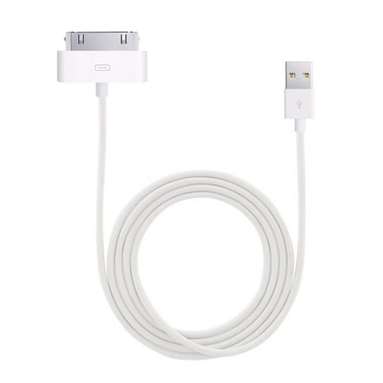 2m USB Double Sided Sync Data / Charging Cable For iPhone 4 & 4S / iPhone 3GS / 3G / iPad 3 / iPad 2 / iPad / iPod Touch