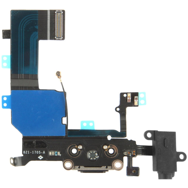 2 in 1 for iPhone 5C (Original Tail Connector Charger + Original Headphone Audio Jack Ribbon) Flex Cable