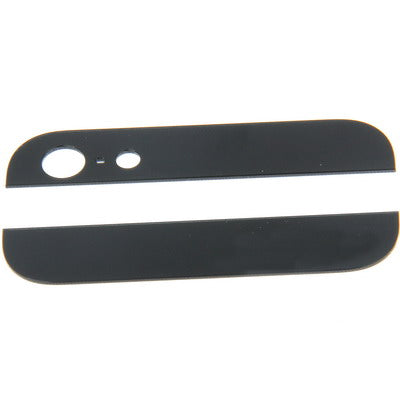 Original Back Cover Top & Bottom Glass Lens for iPhone 5