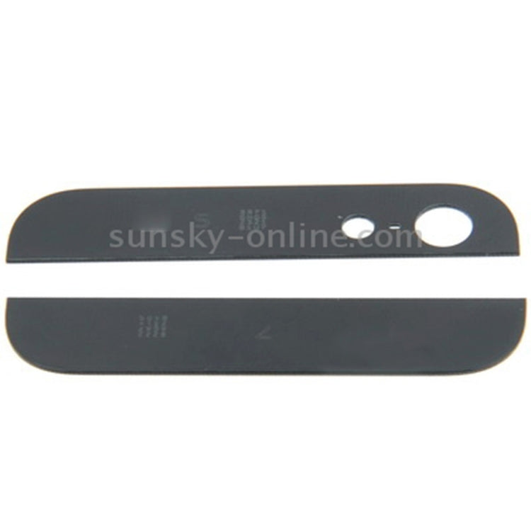 Original Back Cover Top & Bottom Glass Lens for iPhone 5